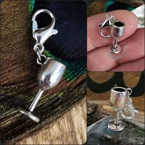 5/$25 Witch Chalice Charm Wine Glass Charm Wiccan Ceremonial Goblet Ritual Cup